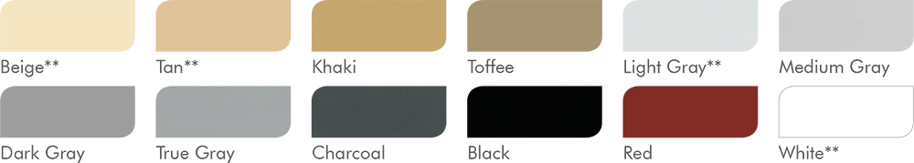 Product Colour Charts
